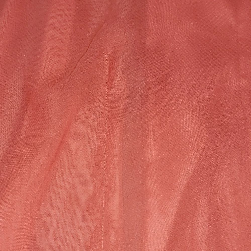 FREE PEOPLE Dancing in the moonlight Beaded dress sz 4 Papaya Coral Chiffon NWOT - Picture 8 of 14